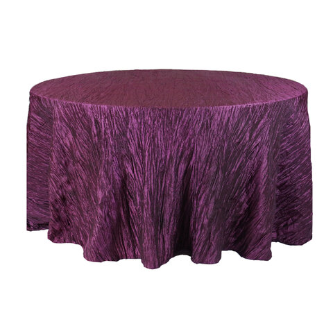 Eggplant / Plum  120 inch Round Tablecloth