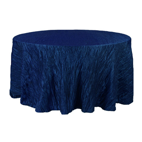 Navy Blue 120 inch Round Tablecloth