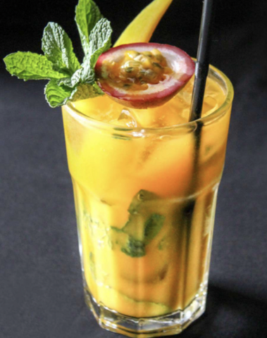 Passion Fruit Mai Tai, to make 5 gallons. (You must provide 1.25 L of Light Rum, 1.25 L of Dark Rum, & 1 L of Cointreau or Grand Marnier)
