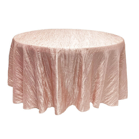 Blush / Rose Gold  120 inch Round  Tablecloth