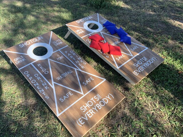 Cornhole Board Drinks Game