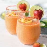 Strawberry - Mango Margarita, to make 5 gallons (You must provide 3 L of Tequila & 1 Liter of Triple Sec)