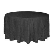 Black 120 inch Round  Tablecloth