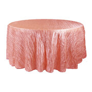 Coral 120 inch Round Tablecloth