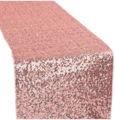 Dusty Rose/Mauve Sequin Table Runner
