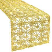 Gold  Lace Table Runner
