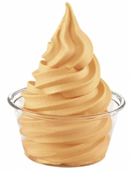 Orange Soft Serve, yields up to 80 servings (You must provide Toppings / Syrups)
