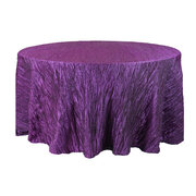 Purple 120 inch Round Tablecloth