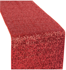 Red Sequin Table Runner