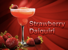 Strawberry Daiquiri Concentrate Mix. 1/4 Gallon (For Rum Cocktail)