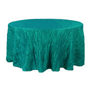 Teal 120 inch Round Tablecloth
