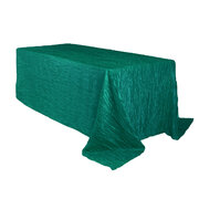 Teal 90 x 132 Inch Rectangular Tablecloth (can be used on 6 Ft or 8 Ft tables)