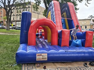 30ft EXTREME REBOUNDER OBSTACLE COURSE 