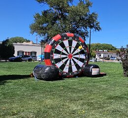 Multi-Use 10 ft. Soccer Dart with Side Games