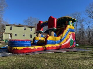 Green Ice Cream Slide