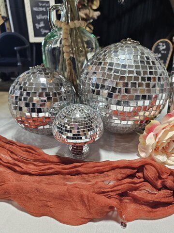 Assortment of disco ball