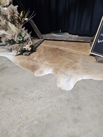 Large cowhide rug