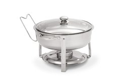 Silver Round Chafing Dish