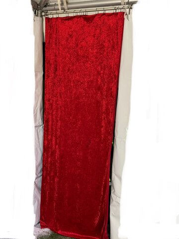Velvet Tent Door Red