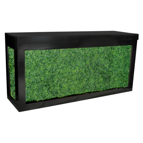 Black Cambio Bar w/Green Hedge Insert 8'