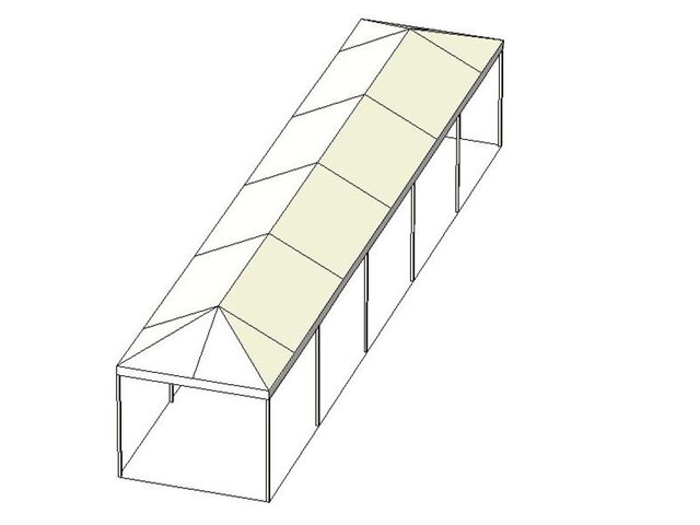 10' X 50’ Frame Tent