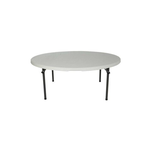  60 ” Plastic Top Round Table (Seats 8-10 People)