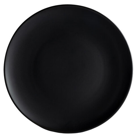 Black Dinner Plate 10 1/2” 