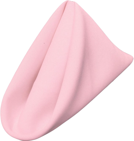Napkin (Polyester/Light Pink)