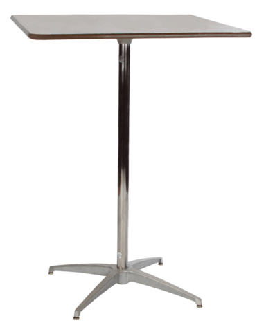 Square Pedestal Table 30” X 42” High