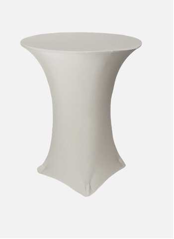 Cocktail Table Cover (Spandex/Ivory)
