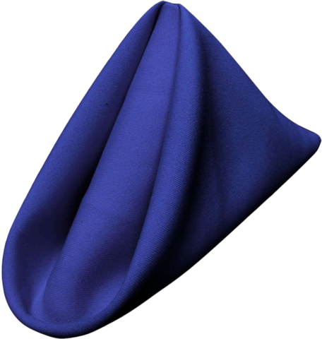 Napkin (Polyester/Royal Blue)