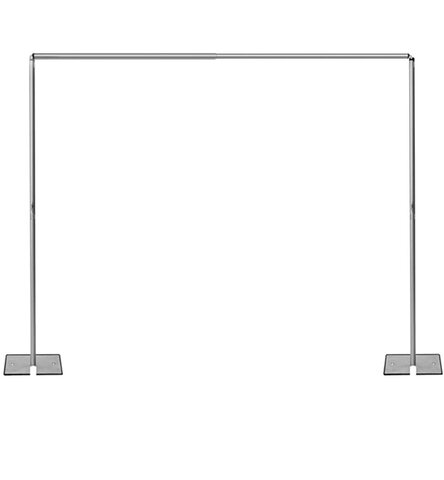  Pipe and Drape Backdrop Kit – 8ft Fixed Height 10ft Wide
