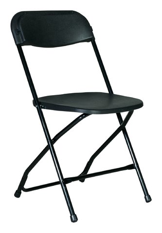 Black Folding Chair 