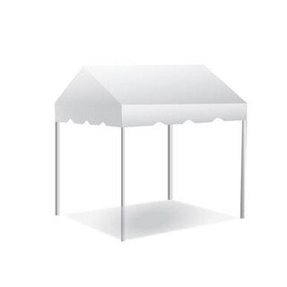 8' x 8' Gable End Frame Tent