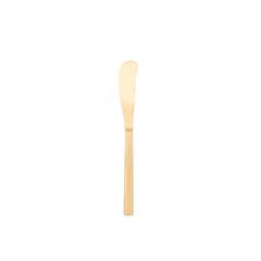 Contemporary Brushed Gold Butter Knife