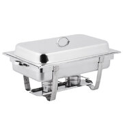 8 Qt. CHAFER RECTANGLE W/STERNO