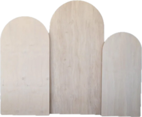 3 Piece Wooden Arch Backdrop