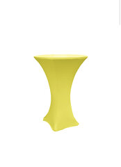 Cocktail Table Cover (Spandex/Yellow)