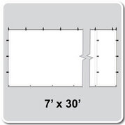 7' X 30' Solid Sidewall