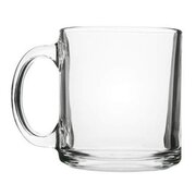 Clear Glass Mug 10oz