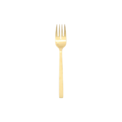 Contemporary Brushed Gold Salad Fork