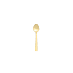 Contemporary Brushed Gold Teaspoon