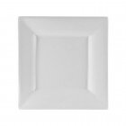 White Square Dinner Plate 10