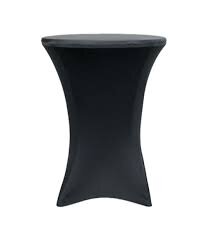 Black Cocktail Table Spandex Linen