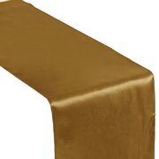 Satin Table Runner Royal Gold