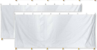 20' Tent Walls (Solid)