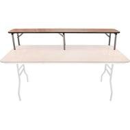 Rect. 6 ft. Bar Top  (8ft Rectangle table, not included)