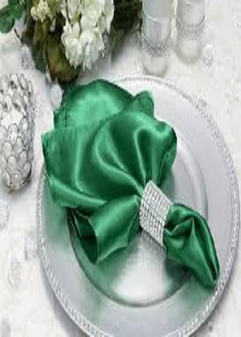Satin Napkin Emerald
