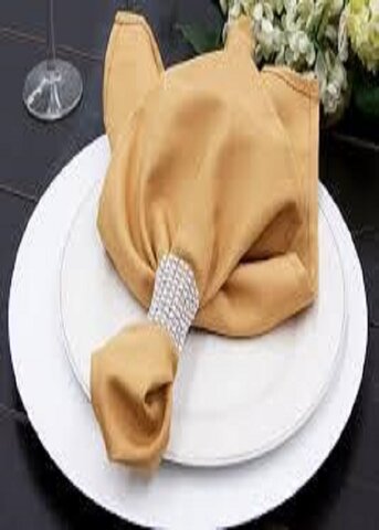Poly Napkins Color Gold