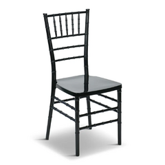 Chiavari Black Chair with cushion
